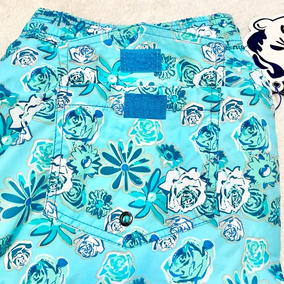 NWT Men’s Mr. Swim Daisy Roses Swim Trunks Size L - Picture 6 of 10